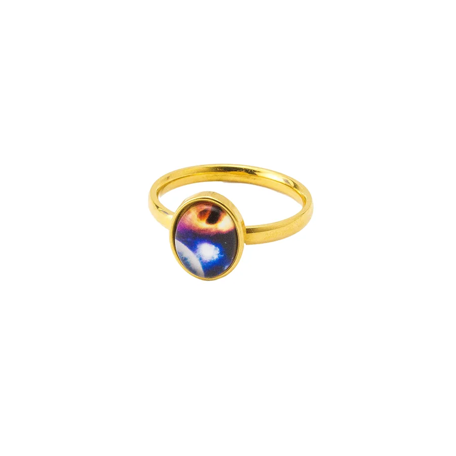 

Anillos Minimalist Style Universe Planet Engagement Rings For Women Gift Trendy Stainless Steel Jewelry Bijoux Anel Masculino