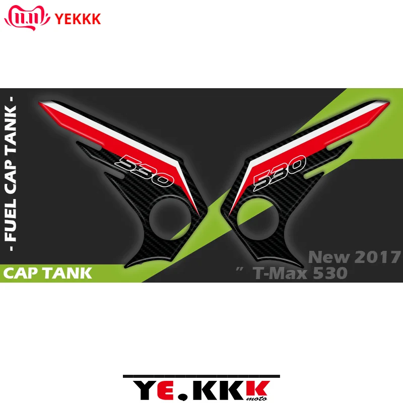 

For Yamaha Tmax 530 TMAX530 2017 New 2018 2019 2020 2022 Fairing 3D Sticker Decal Protector Side Stickers Carbon Fiber Texture