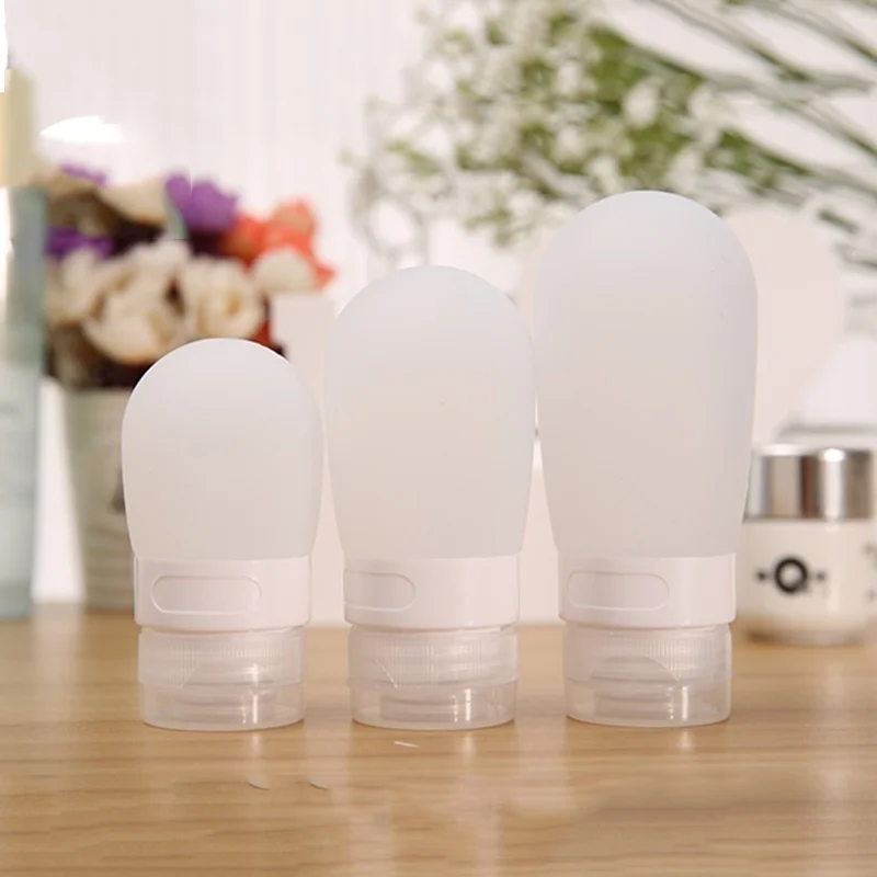 

1Pc 38ml/60ml/ 80ml Empty Silicone Travel Packing Press Bottle for Lotion Shampoo Bath Container Portable Bottle Soap Dispensers