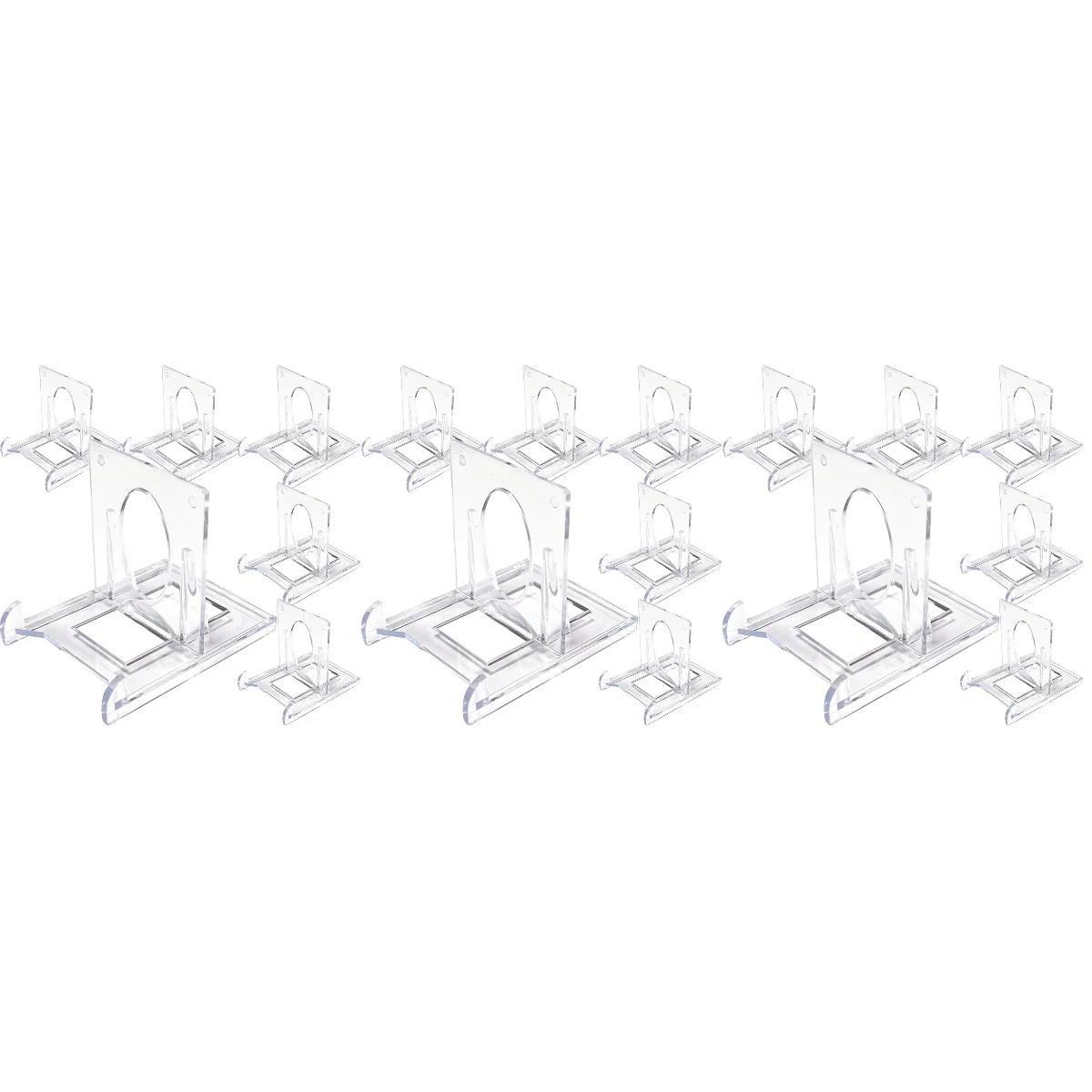 

18 Pcs Game Card Holder Picture Brackets Plate Display Stand Pallet Stands Plastic Ornament
