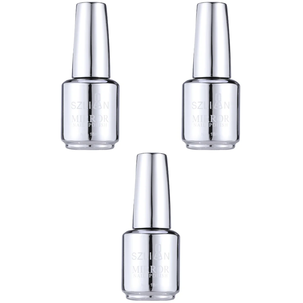 

Nail Polish Mirrormetallic Varnish Color Women Non Set Diamond Colors Effect Half Glitter Quick Dry Silverfor Colorful