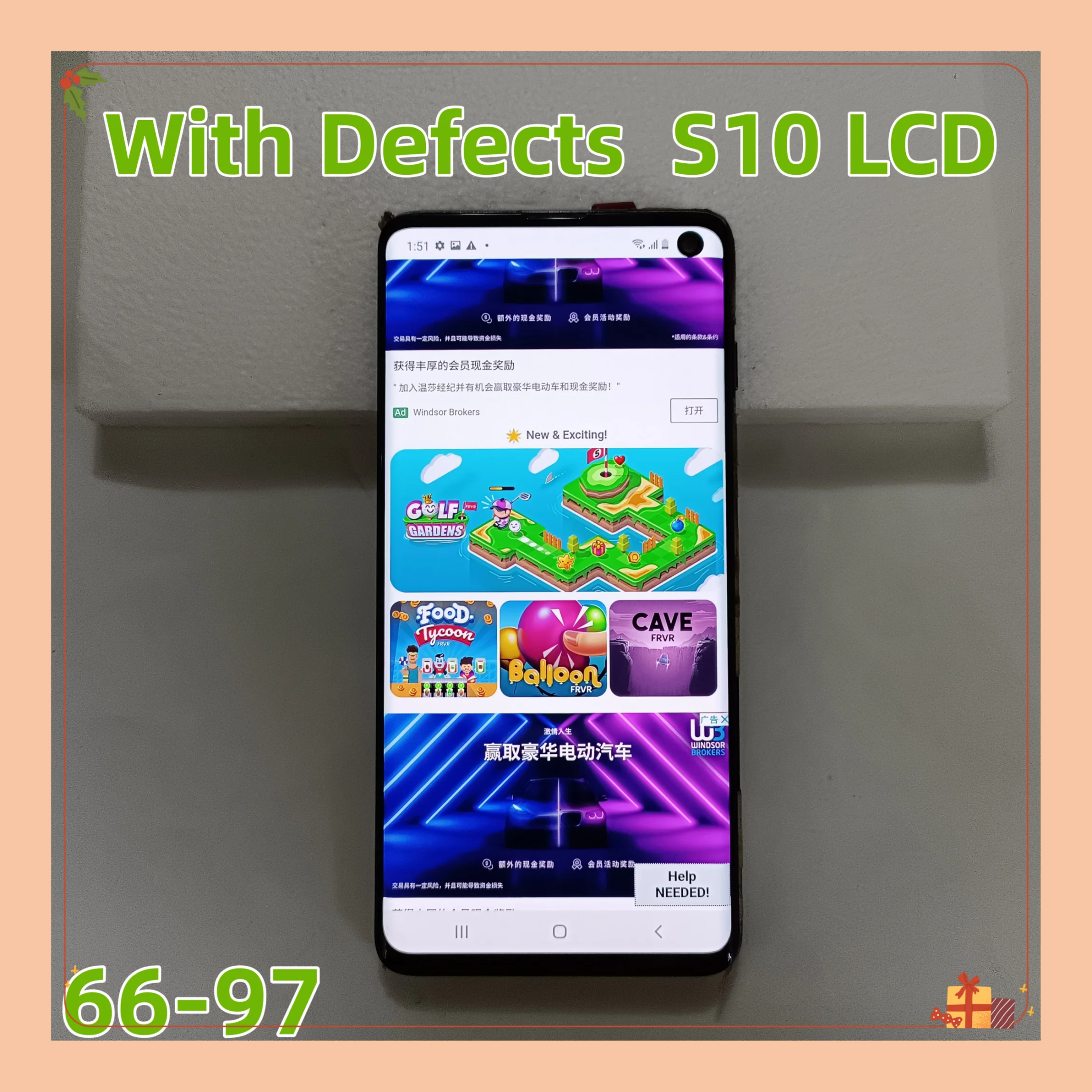 Оригинальный ЖК-экран 6,1 дюйма для SAMSUNG Galaxy S10 LCD G973 G973F/DS G973U SM-G9730 с сенсорным стеклом и дигитайзером в сборе