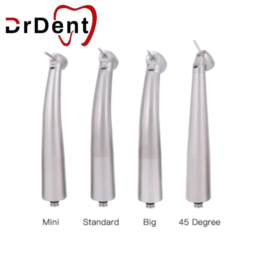 

Dental Handpiece High Speed 45 Degree Speed LED Air Rotor Inner Water Spray Torque Mini Head Dentist Cartridge Optic 4/6 Hole