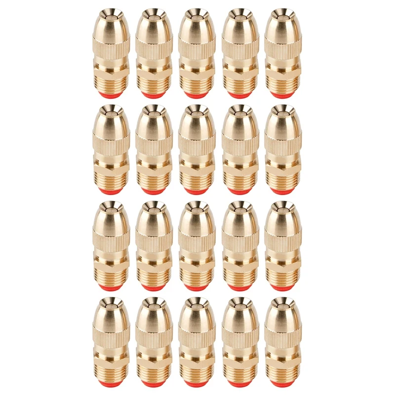 

20 шт., латунные насадки для полива газона