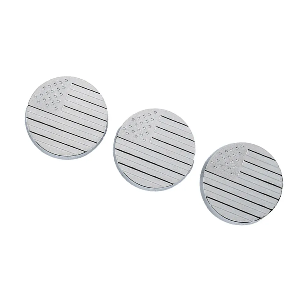 

Brand New Car Part High Quality Accessories Decorate Car Socket Cover Car Door Key Trim Decor 3pcs 4.7cm Diameter