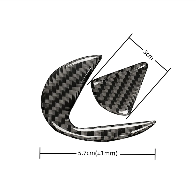 2 шт. декоративные наклейки на руль Lexus IS NX200 200t 300h RX300 270 200T 450H ES200 CT