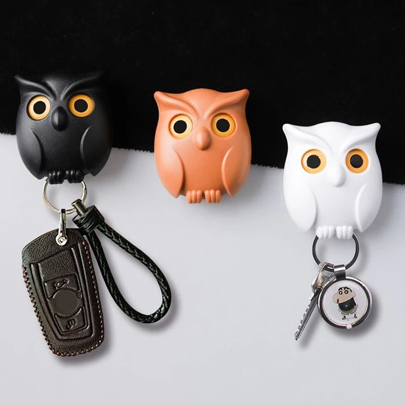 

Wall Hanging Key Holder Innovative Key Hook Door Hanger Organizer Night Owl Magnetic Storage Rack Holder Home