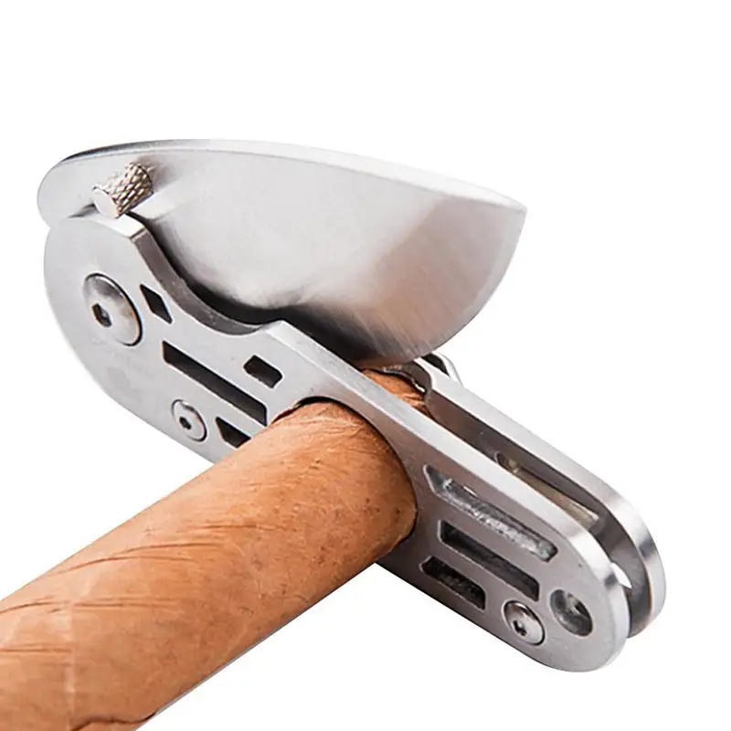 

Smoke Cut With Stainless Steel V Shaped Cigar Cutter High Quality Smoking Accessories For Husband Family Friends Boyfriends