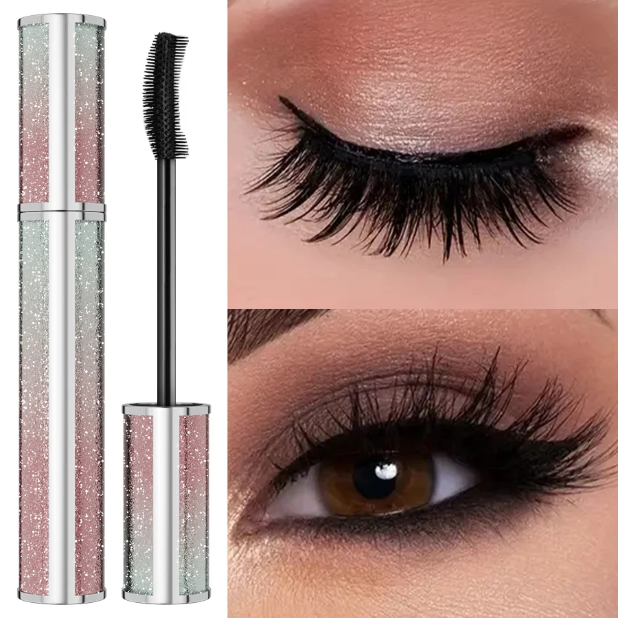 Черная Водостойкая тушь для ресниц всех удлиняющих средств макияжа с эффектом 4d