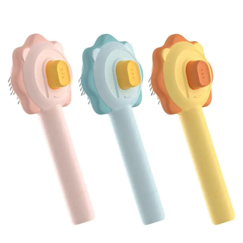 Щетка для чистки домашних животных самоочищающаяся расческа собак и кошек с