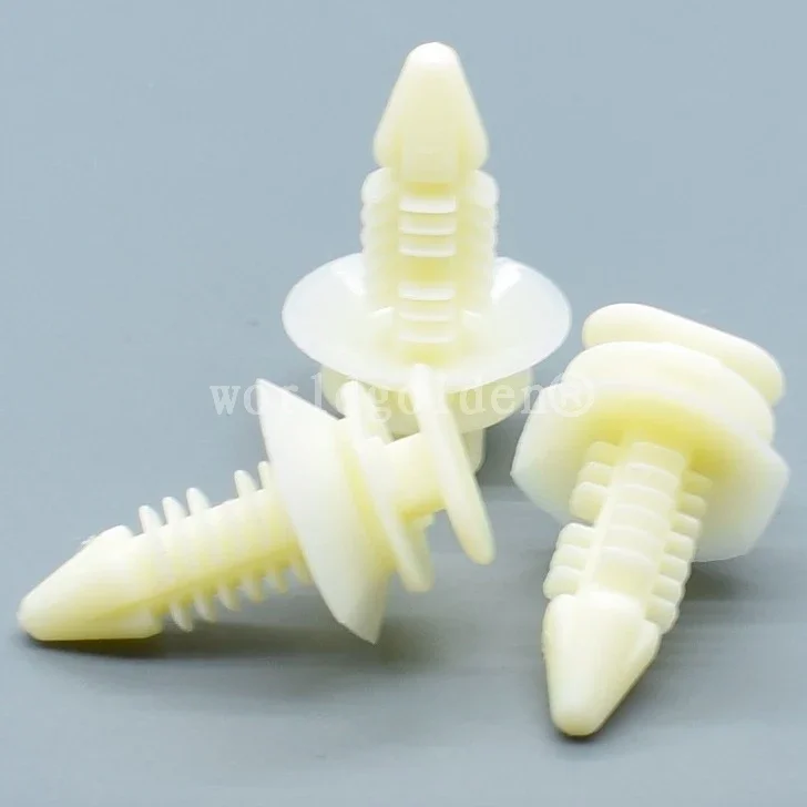 worldgolden 100 шт. автозастежки фиксатор обшивки панели для GM 15545202 15607165 15612948 15953247