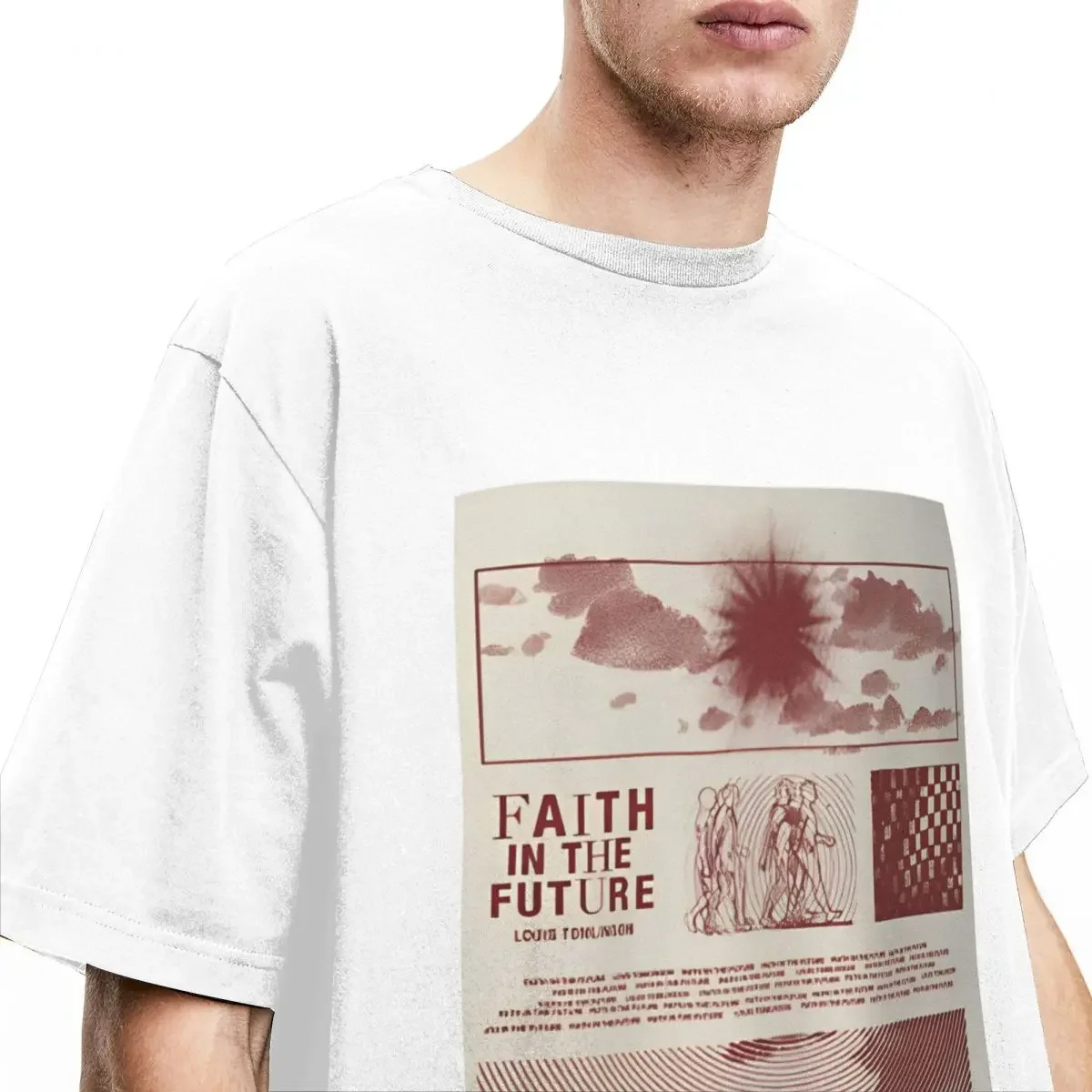 Футболка Мужская/женская с коротким рукавом из хлопка