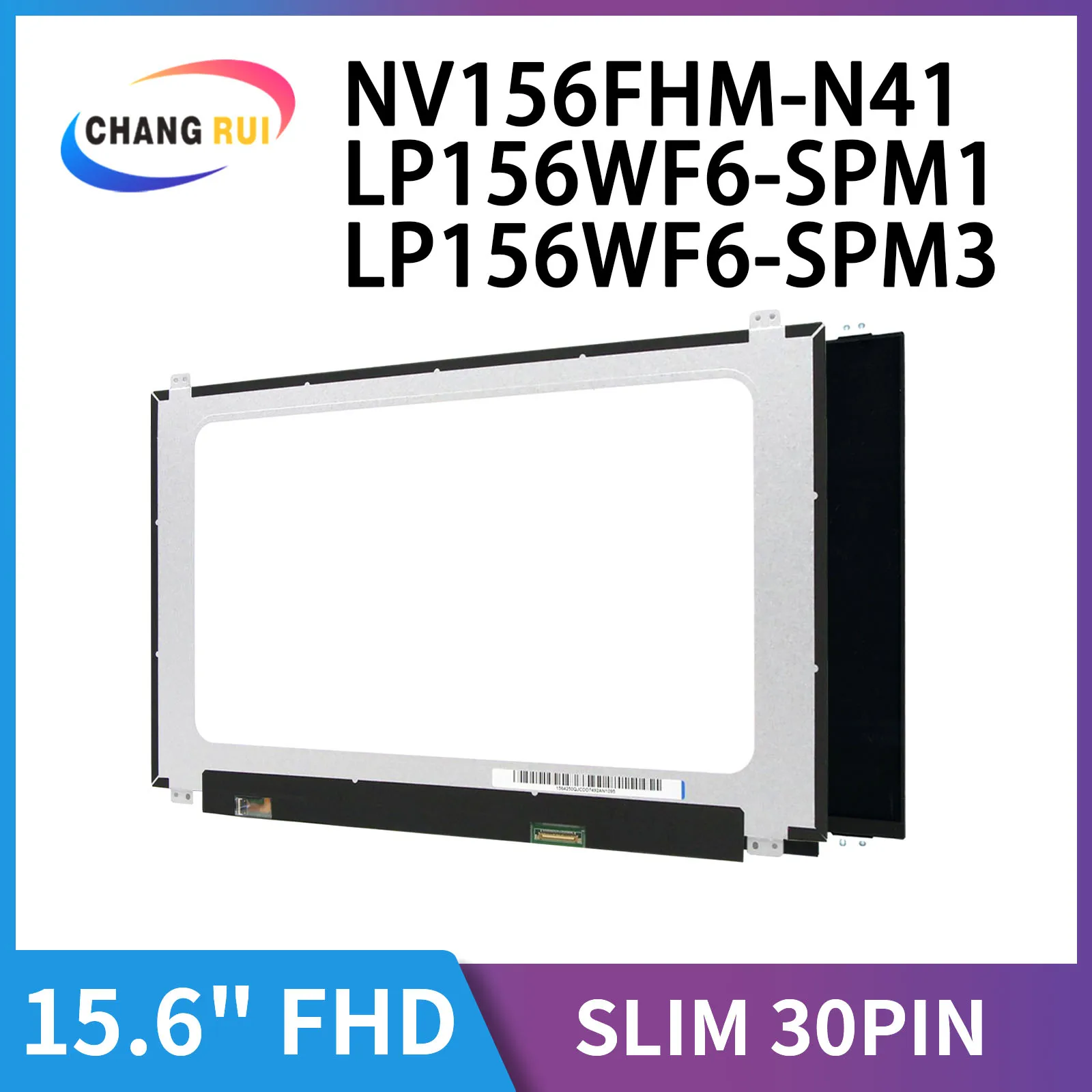 

CRO NV156FHM-N41 LP156WF6-SPM1 LP156WF6-SPM3 15.6inch Laptop 1920*1080 30 Pin Model IPS Screen For Dell Inspiron 15 Gaming 5577