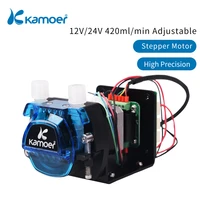 kamoer kcm odm high precision small peristaltic dosing pump 12v 24v with stepper motor installation odma type