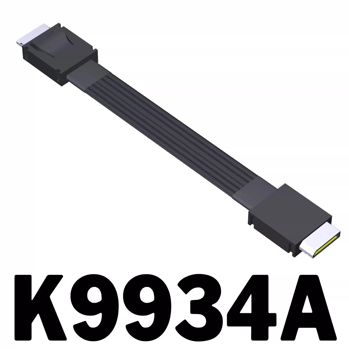 Фото Кабель-удлинитель SFF-8611 (штекер-штекер) FFC Oculink для PCI-E 4.0 X4 64 Гбит/с, внешний док-станция для видеокарты, PC OCuLink, 30 см, 50 см, 100 см №2