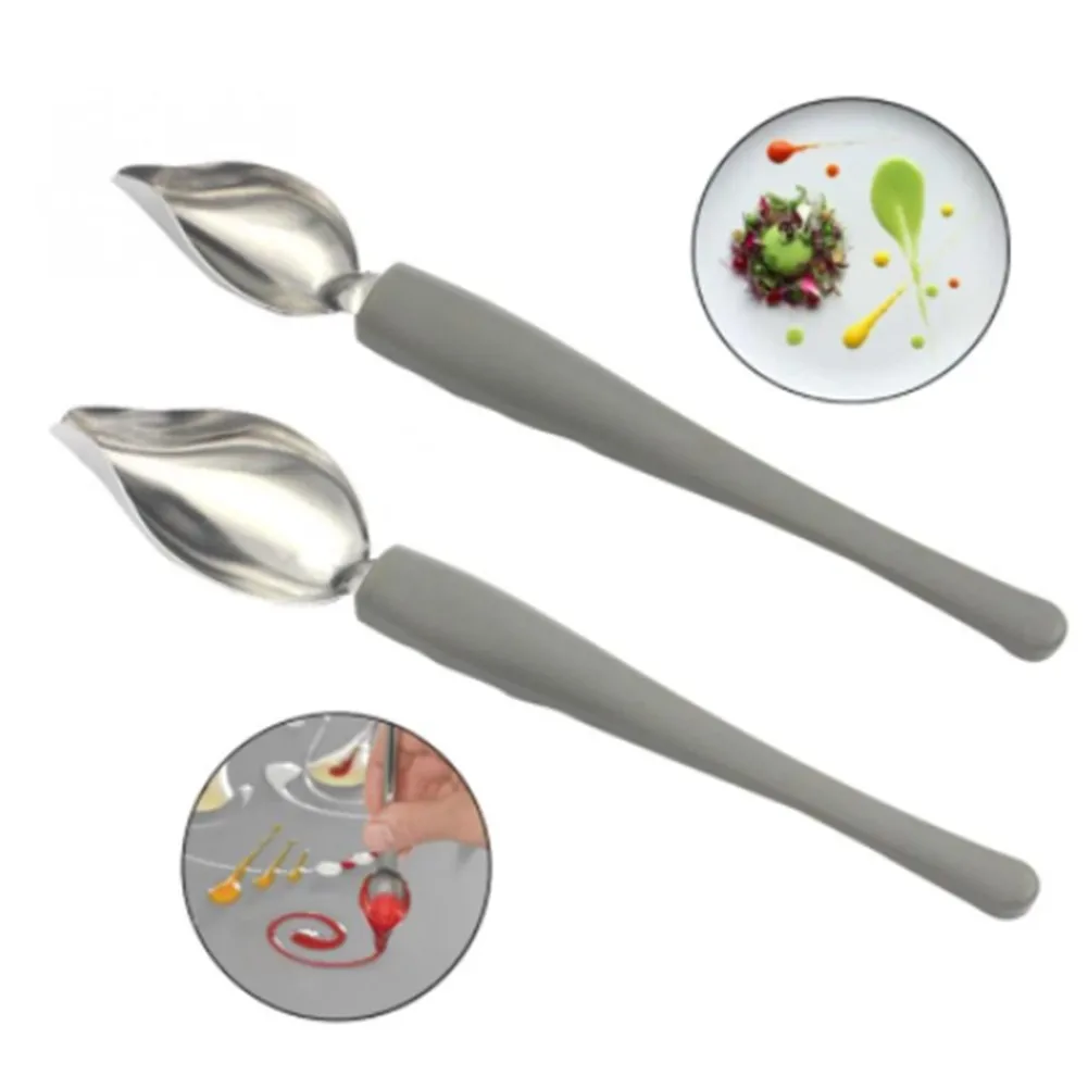 

Kitchen Placing Tools Baking Dessert Stainless Steel Sauce Spoon Cooking Tools Home Kitchen Tools Gadgets Bakeware Coffeeware