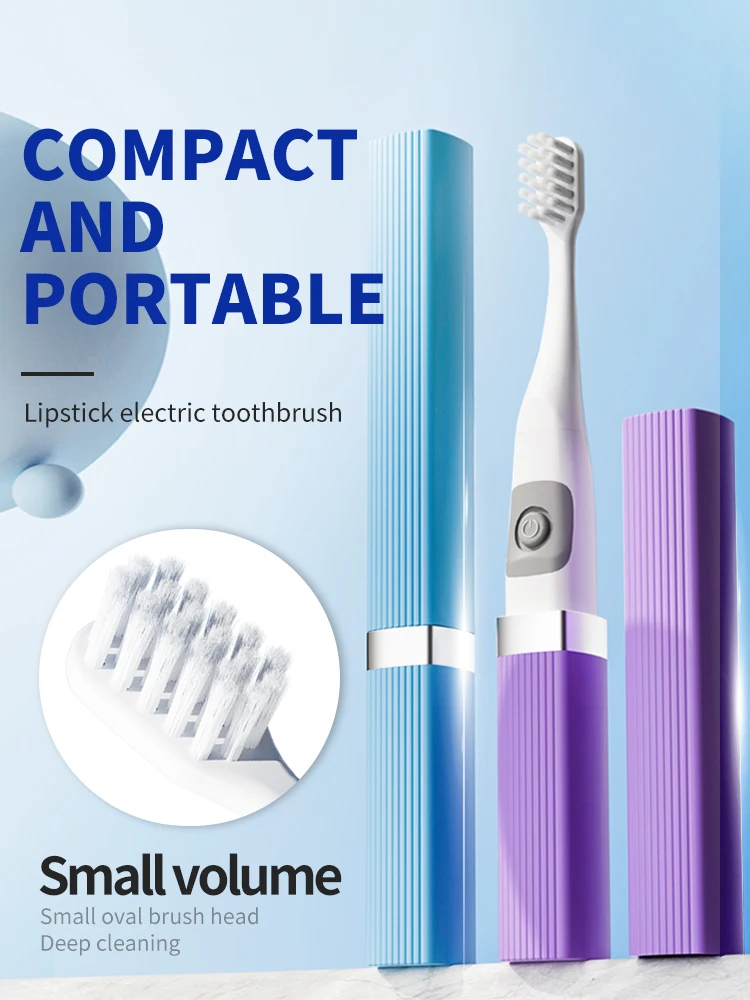 Электрическая зубная щетка Dr Good умная Компактная и портативная маленькая