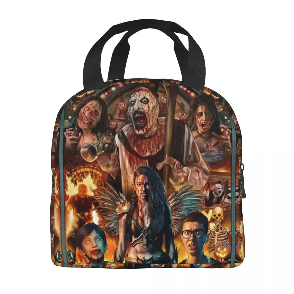 Изолированная сумка для завтрака на Хэллоуин женщин герметичная с ужасным