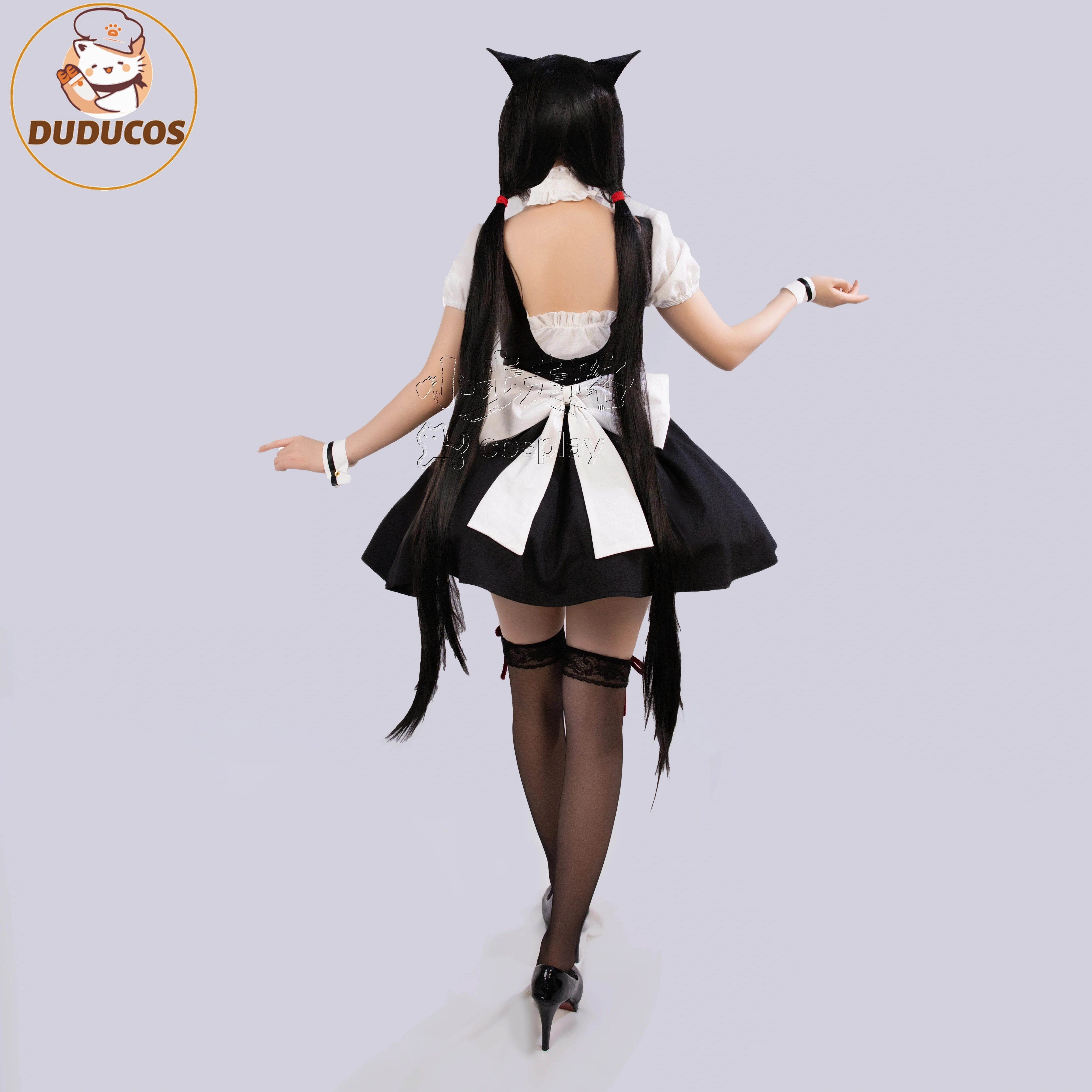 Фото DUDU-R Date a Live Tokisaki Kurumi Косплей Костюм Tokisaki Kurumi Maid Lolita Платье Хэллоуин Ролевая игра для Comic Con byCo №3