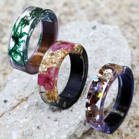 1pc resin flower ring cute casual finger band gift jewelry fashion women accessories