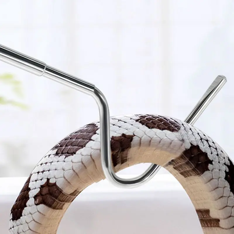 

Telescopic Snake Hook Stainless Steel Hook Rod Snake Catcher Reptile Catching Controlling Moving Snake Rearing Tool