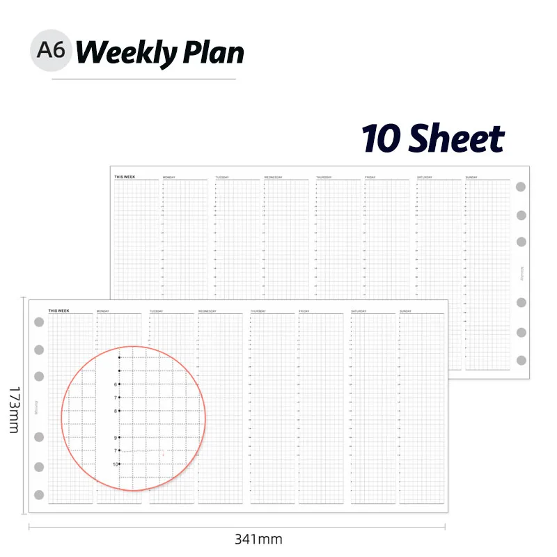 

Сменный стержень для еженедельного плана Fromthenon A6A7