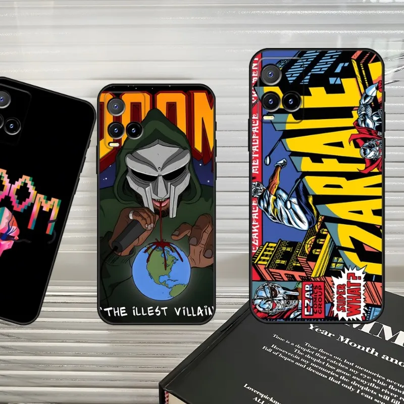 

MF DOOM Rapper Phone Case For VIVO IQOO NEO5 S Z3 Z5 9 PRO U5 T2X Y21 Y21E S12 Y95 Y31 Y51A Y76 V21e Y73 X60 Plus X70 S10