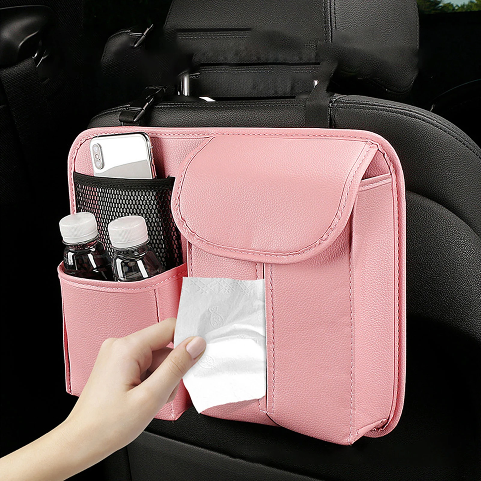 

Многофункциональная подвесная сумка для автомобиля, карманный органайзер на заднее сиденье, автомобильный Органайзер