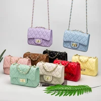 small pu leather quilted shoulder bag for women 2022 luxury design lingge pattern girls crossbody bag chain armpit bag handbags