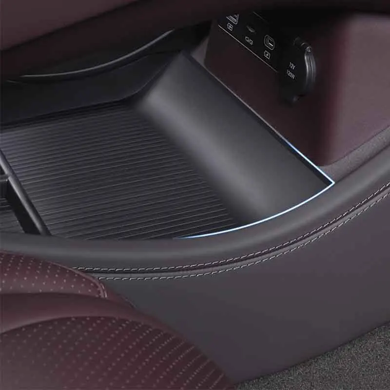 Фото Для Denza Z9 GT TPE коврик для хранения под центральной консолью, модифицированные аксессуары для салона автомобиля №2