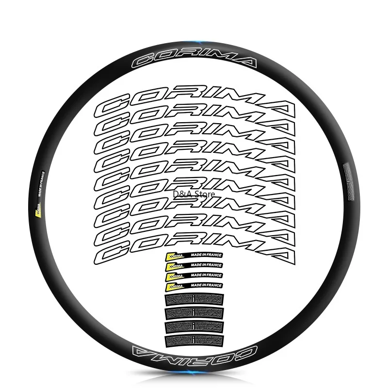 

2022 corima Mcc32 Road Bike RIM sticker bicycle wheel set stickers decoration waterproof sunscreen cycling decals