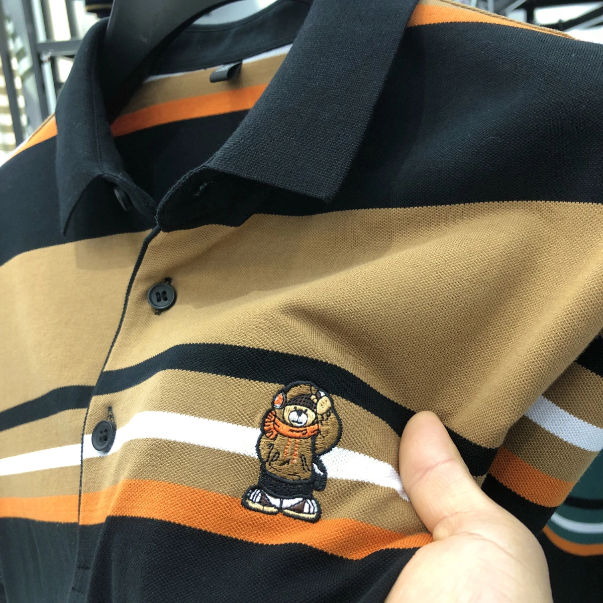 96% Cotton Premium Button Polo Short Sleeve T-shirt 2023 Summer Korean Fashion Embroidery Clothing Golf Clothing Men's