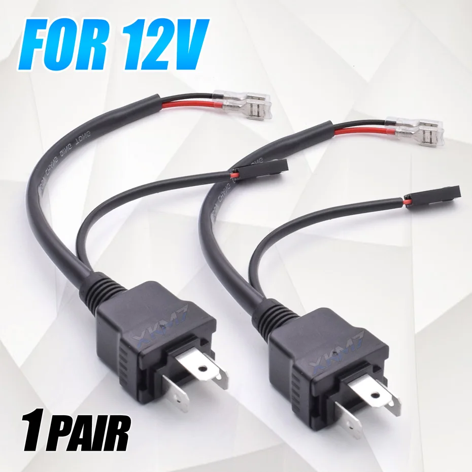 

Стандарт H4 9003, реле, жгут проводов 12 В, 24 В для двухсторонней линзы проектора, штепсельная вилка H4, проводка, автомобильные аксессуары, адаптеры H4