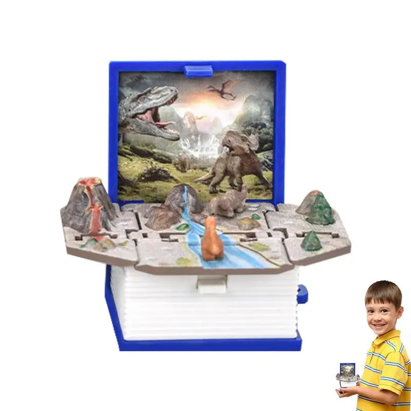 

3D Mini Pop Up брелок для ключей книга Mini Dinosaur брелок на рюкзаке Pop для студентов подарок на день рождения и вечеринку сувениры Хэллоуин Goody Bag