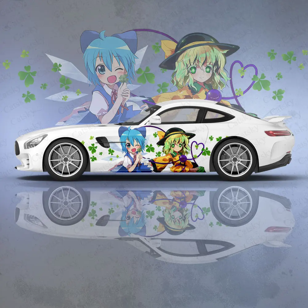 

Anime - Touhou Anime Girl Car Body Stickers Itasha Vinyl Car Side Decal Sticker Car Sticker Automotive Decor Film