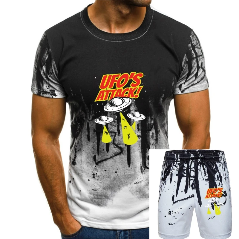 

T-shirt ufo attack-tee shirt alien extraterrestrial ufo-flying saucer