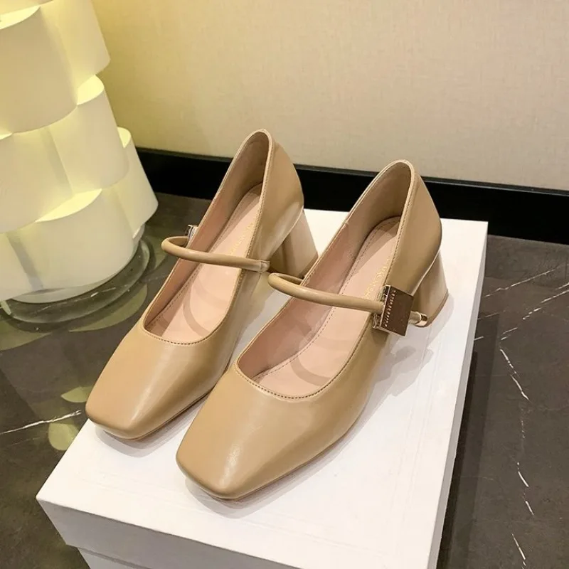 Туфли-лодочки женские с закрытым носком обувь для офиса свадьбы вечеринки низкий