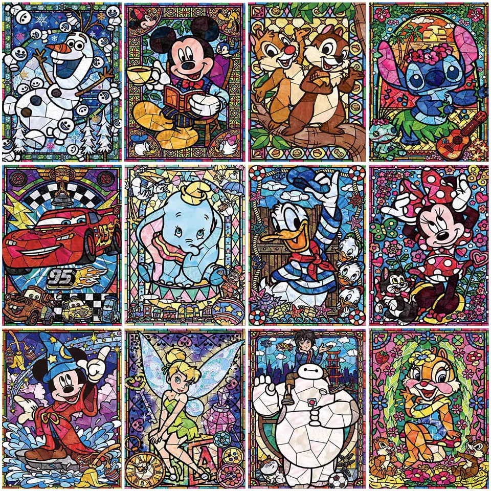 

Алмазная картина «сделай сам» Disney, Микки Маус, подарок для детей на день рождения, декоративная картина на заказ
