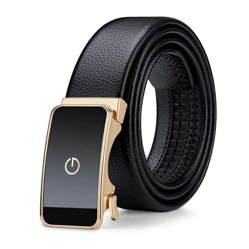 

Genuine Leather Belt for Men 2023 New Arrival Soft Belt Head Layer Cowhide Belt with Mirror Buckle
