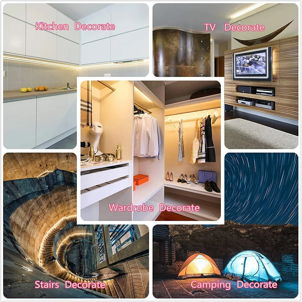 DC5V USB светодиодные ленты SMD2835 белая теплая лампа для ТВ-фона украшения дома