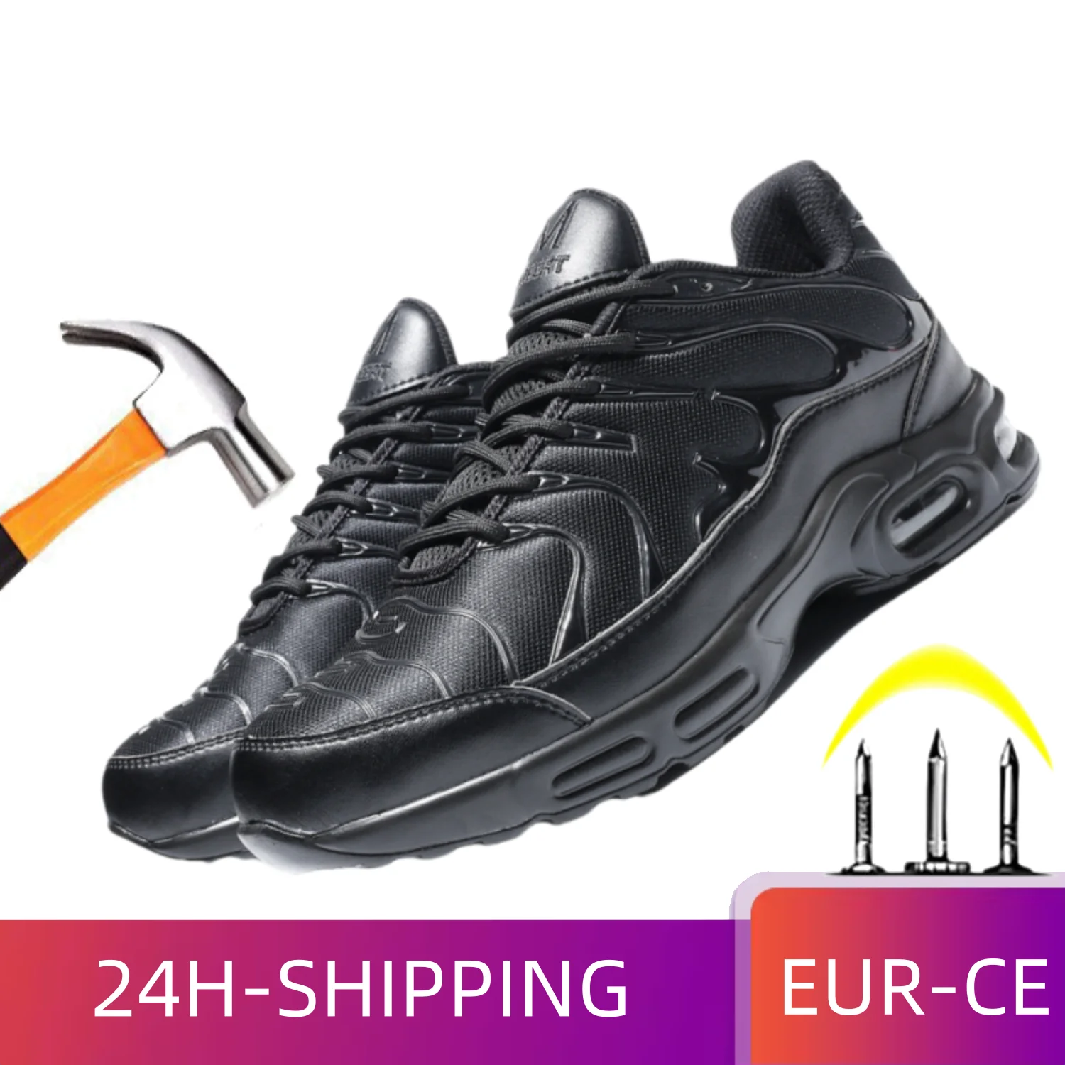 Новые Защитные Ботинки. Противоударные Рабочие Ботинки С Абсолютной Крышкой.