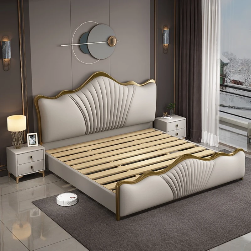 Детская европейская двуспальная кровать Royal Nordic High End King Size Frame Двуспальная