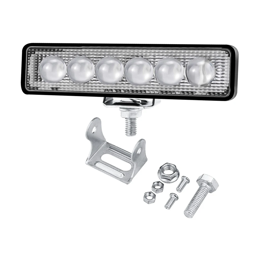 

18w 6 LED Car LED Work Light DRL Spotlight High Bright Waterproof Auto Offroad SUV Truck Headlights Driving Lamp 12V