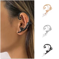 1pc cute cat ear bone clip fashion simple three dimensional kitten earrings female punk style ear cuff for women jewelry gift