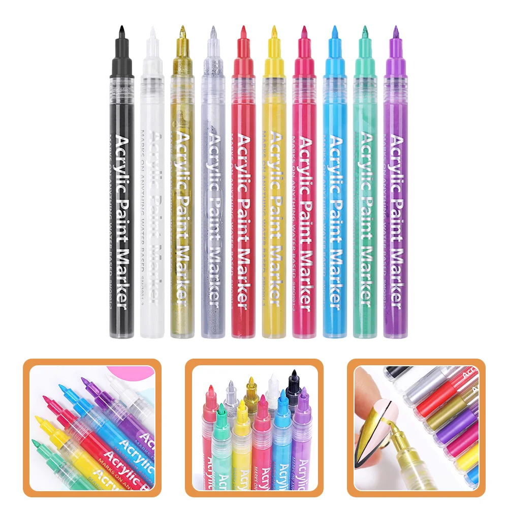 

Nail Pen Manicure Drawing Diy Pens Tool Paintinggirl Graffiti 3D Point Line Dotting Brush Polish Accessory Marker Decor Liner