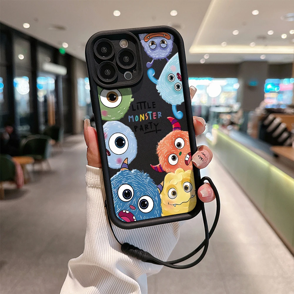 Чехол для телефона Disneies с изображением маленького монстра IPhone 15 14 13 12 11 Pro Max Mini XR XS