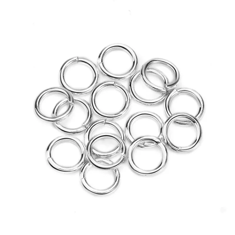 20pcs 3/4/5mm 925 Sterling Silver Jump Rings Single Loops Open Jump Rings & Split Rings For Jewelry DIY Findings Accessories
