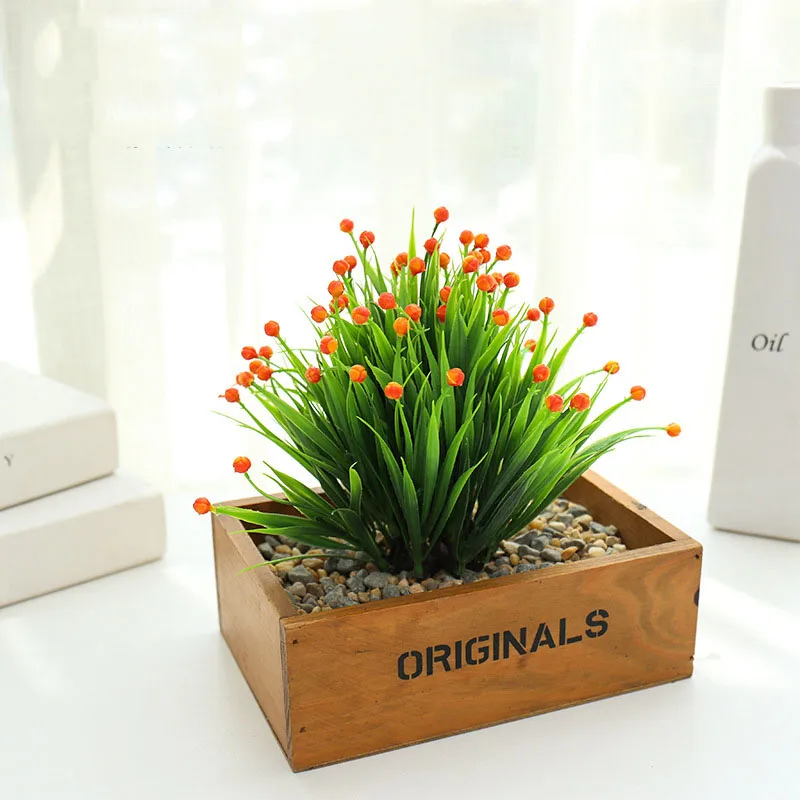 

Simulation Green Plant Star Fruit Grass Ball Artificial Plant Simulation Flower Fake Flower Creative Interior Decoration