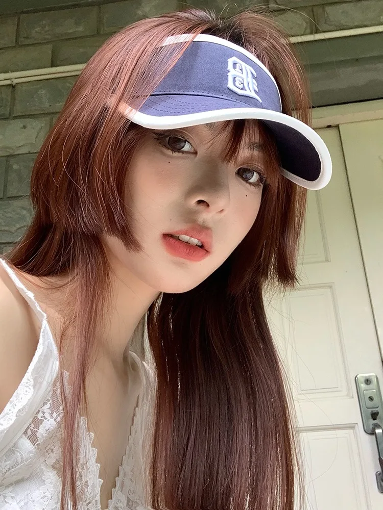 

Japanese UV running empty top sun hat female sports anti-UV summer hat outdoor sunscreen hat
