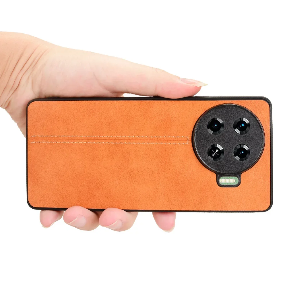 Для Tecno Spark 20 Pro + KJ7 4G чехол Роскошная искусственная текстура защитная оболочка